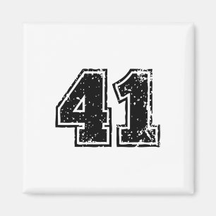 Imán Número # 41 Cuarenta y un equipo de ventas de un p