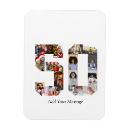 Imán Número 50 Collage de fotos