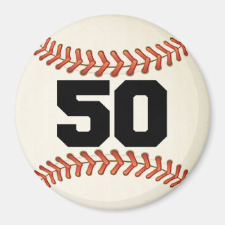 Imán Número 50 de béisbol