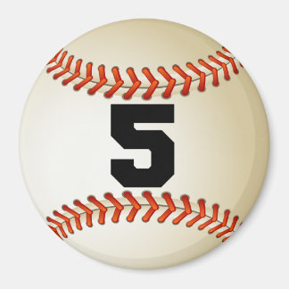 Imán Número 5 de béisbol