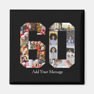 Imán Número 60 Collage de fotos