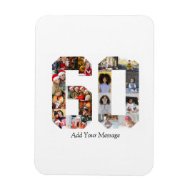 Imán Número 60 Collage de fotos