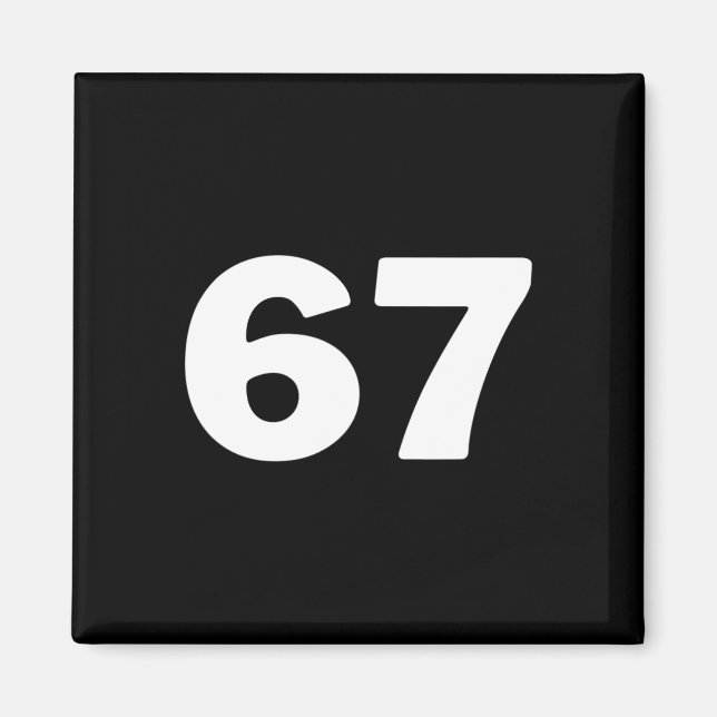 Imán Número 67  (Frente)