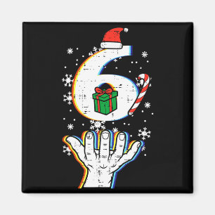 Imán Número 6 Coincidente 67 Meme Navidad 6 7 Xmas Homb