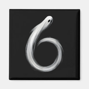 Imán Número 6 Fantasma Divertido Seis Siete 67 Meme de 