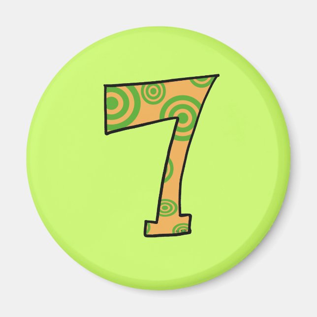 Imán Número 7 (Frente)