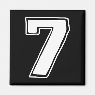 Imán Número 7 Seis Siete 6 7 Meme 67 Divertido Cumpleañ