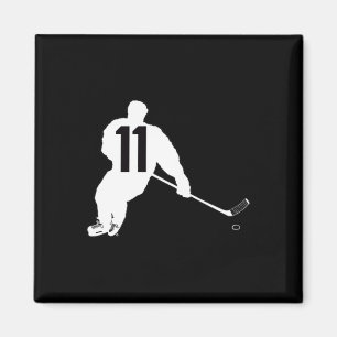 Imán Número de Hockey Once 11