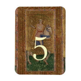 Imán Número de la tabla boda del Renacimiento Medieval