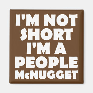 Imán Número de personas cortas Divertidas Frigorífica