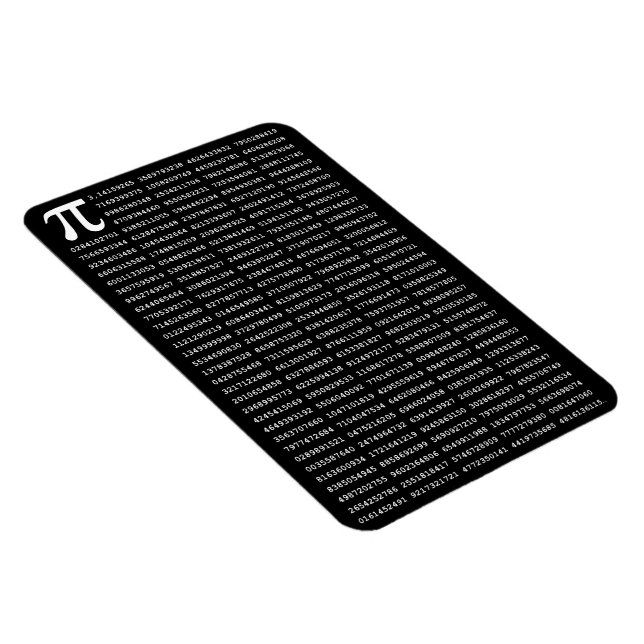 Imán Número De Pi De 1000 Primeros Dígitos | Símbolo ma (Lado Derecho)