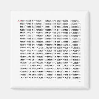 Imán Número De Pi De 1000 Primeros Dígitos | Símbolo ma