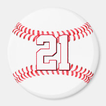 Número/Letras personalizados de jugador de béisbol
