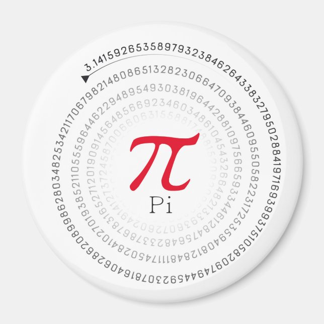 Imán Número Pi (Frente)