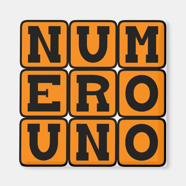 Imán Número Uno (Frente)