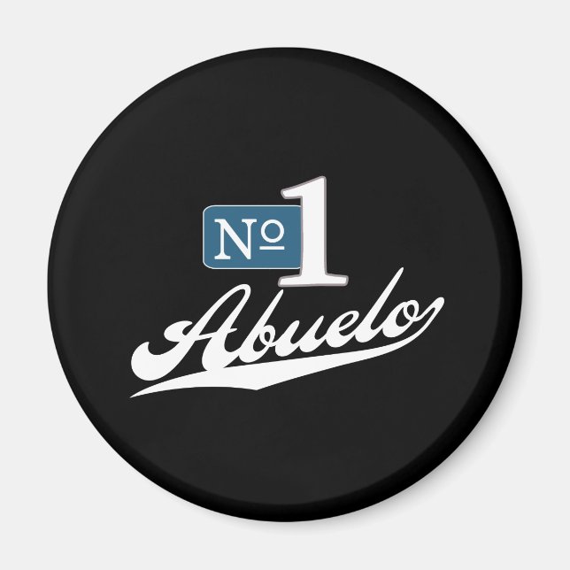 Imán Número uno Abuelo (2) (Frente)