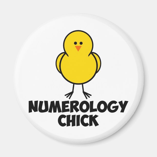 Imán Numerology Chick (Frente)