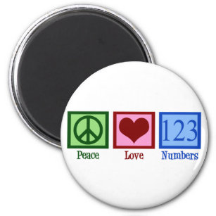 Imán Números de amor de paz