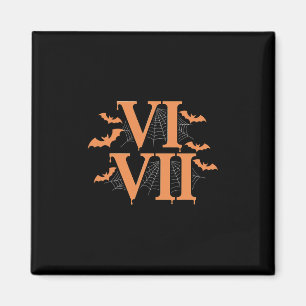 Imán Números Romanos Vi Vii 67 Meme Gen Alpha Halloween