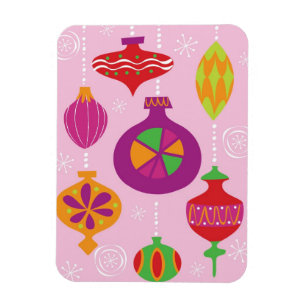 Imán Numerosa decoración de Navidades ilustrada en dife