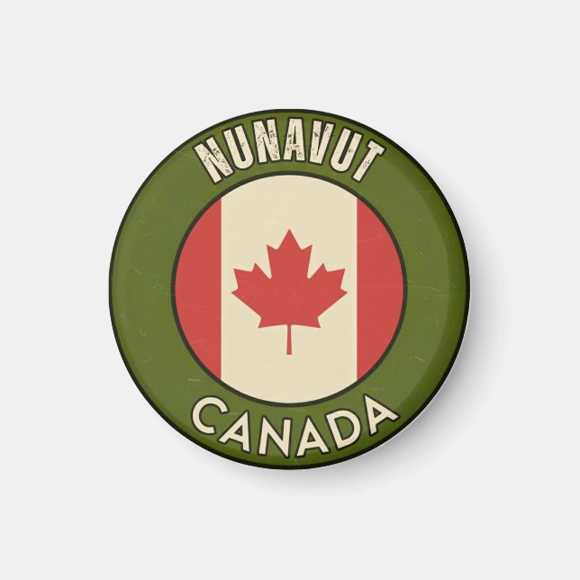 Imán Nunavut Canadá (Frente)