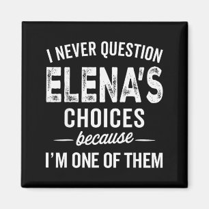 Imán Nunca Cuestiono Las Elecciones De Elena - Elena Pe