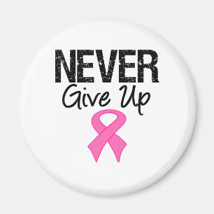 Imán Nunca dé para arriba (el cáncer de pecho)