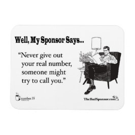 Imán Nunca des tu número real...