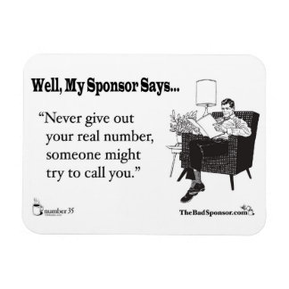 Imán Nunca des tu número real...