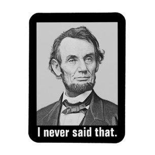 Imán Nunca Dije Eso: Gracioso Abraham Lincoln