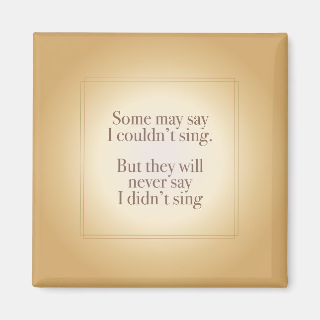 Imán Nunca dije que no cantaba (Frente)