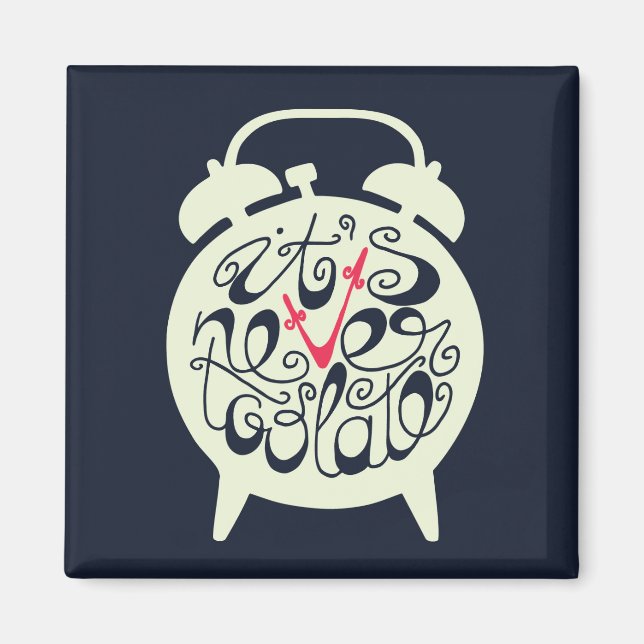 Imán Nunca es demasiado tarde (Frente)