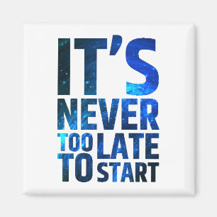 Imán Nunca es demasiado tarde para empezar