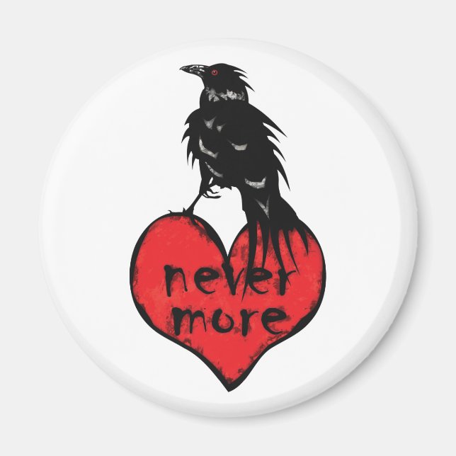 Imán Nunca más Raven (Frente)