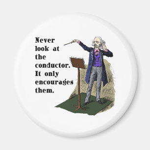 Imán Nunca mire el conductor