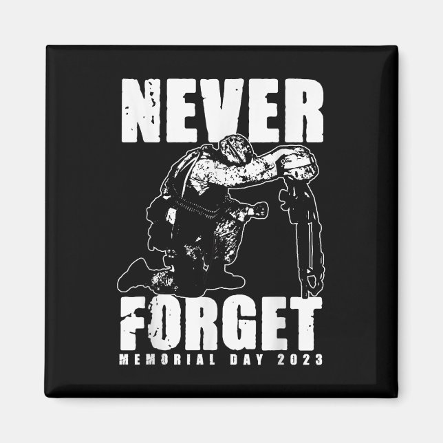 Imán Nunca olvidar el día de conmemoración _2 (Frente)