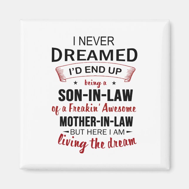 Imán Nunca Soñé Que Ser Cuñado Es Increíble. (Frente)