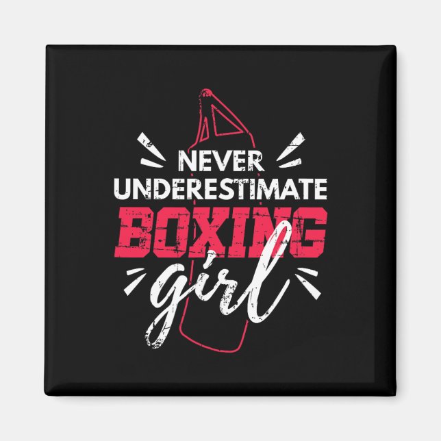 Imán Nunca Subestimes A Una Chica De Boxeo Mma Kickboxi (Frente)
