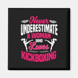 Imán Nunca Subestimes A Una Mujer Que Ama Kickboxing K