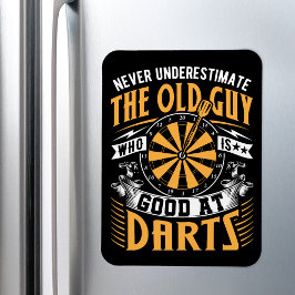 Imán Nunca subestimes al viejo hombre bueno en Darts
