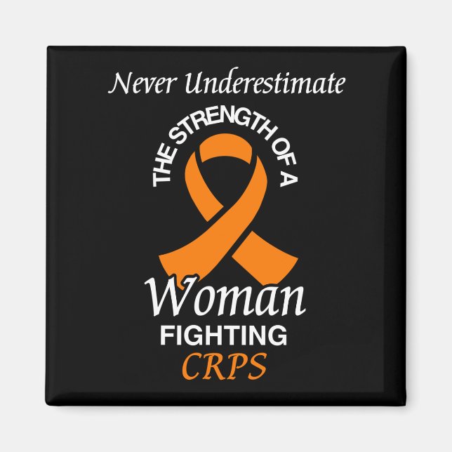 Imán Nunca subestimes/cinta de opciones/mujer...CRPS (Frente)