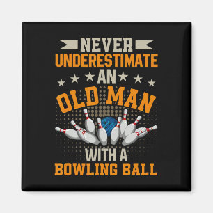 Imán Nunca subestimes el Bowling de los hombres de la v
