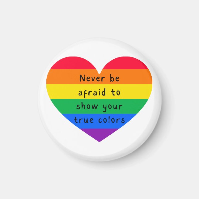 Imán Nunca tengas miedo (Frente)