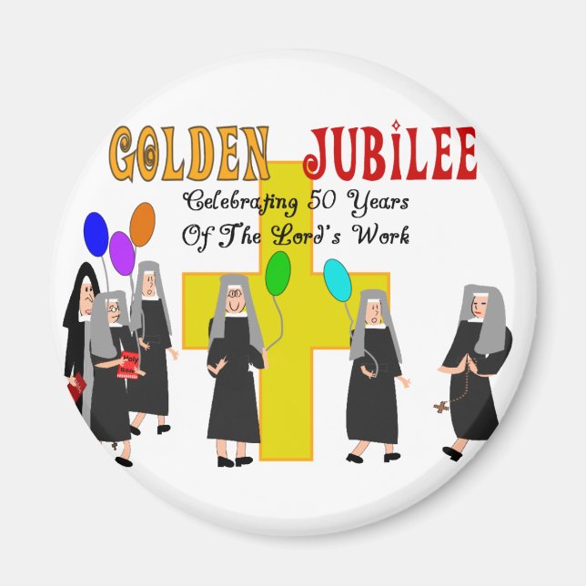 Imán Nuns Golden Jubilee Gifts (Frente)