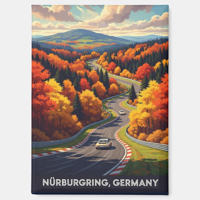Imán Nürburgring Alemania Viaje (Anverso)