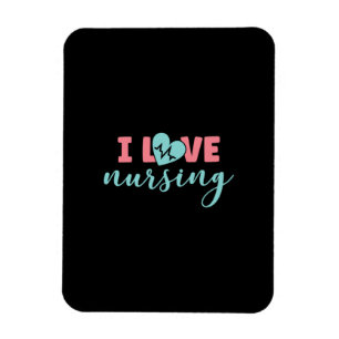 Imán Nurse Gift Me encanta la Enfermería