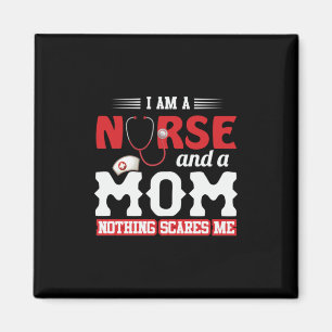 Imán Nurse Gift Soy Enfermera Y Mamá