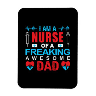 Imán Nurse Gift Soy Una Enfermera De Una Inquietud