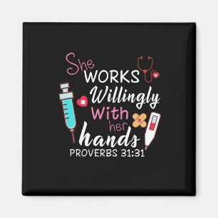 Imán Nurse Gift   Trabaja Como Enfermero De Aparatos.