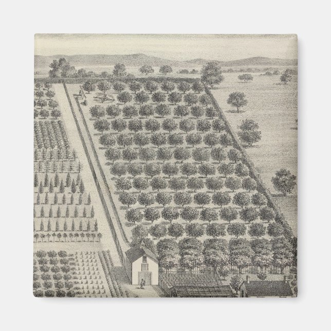 Imán Nursera de tarjetas, Woodland (Frente)